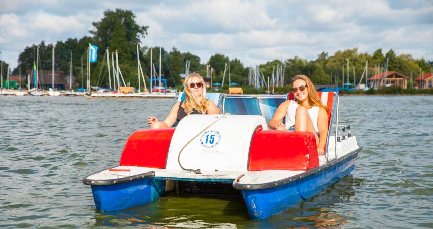 Tretbootfahren auf dem Dümmer See